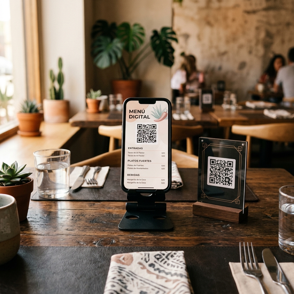Menú digital con QR para restaurantes por CreAI Studio